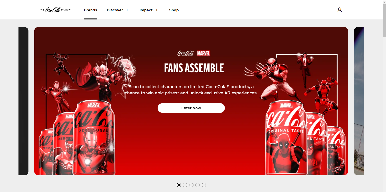 coca-cola homepage