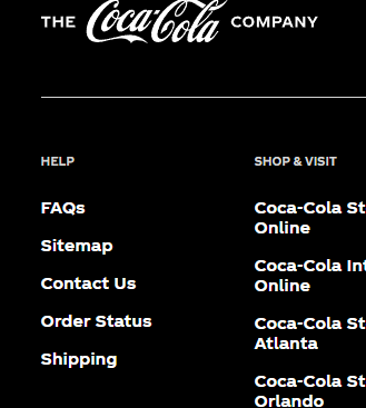 coca-cola contact information link